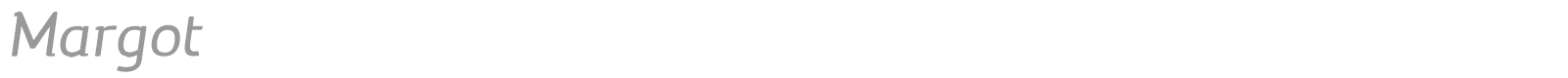 Margot font preview